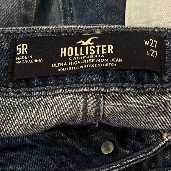 HOLLISTER Patchwork Mom Jeans ➡️ 27 - Picture 12 of 15
